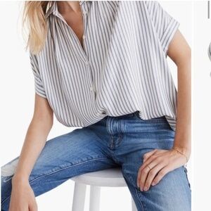 Madewell Dalton Striped Button Down Shirt